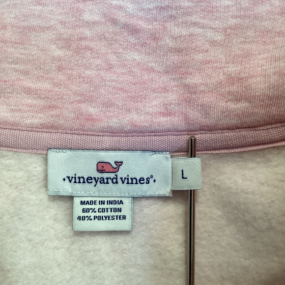 Vineyard Vines 1/2 Zip Pullover Kangaroo Pocket Pink - Picture 8 of 12